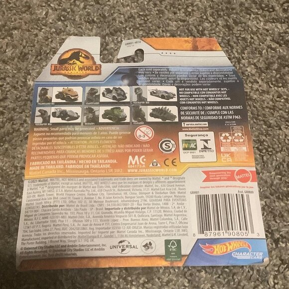 Hot Wheels Jurassic World Dominion VELOCIRAPTOR BETA Character Car NEW Mattel - Picture 2 of 7